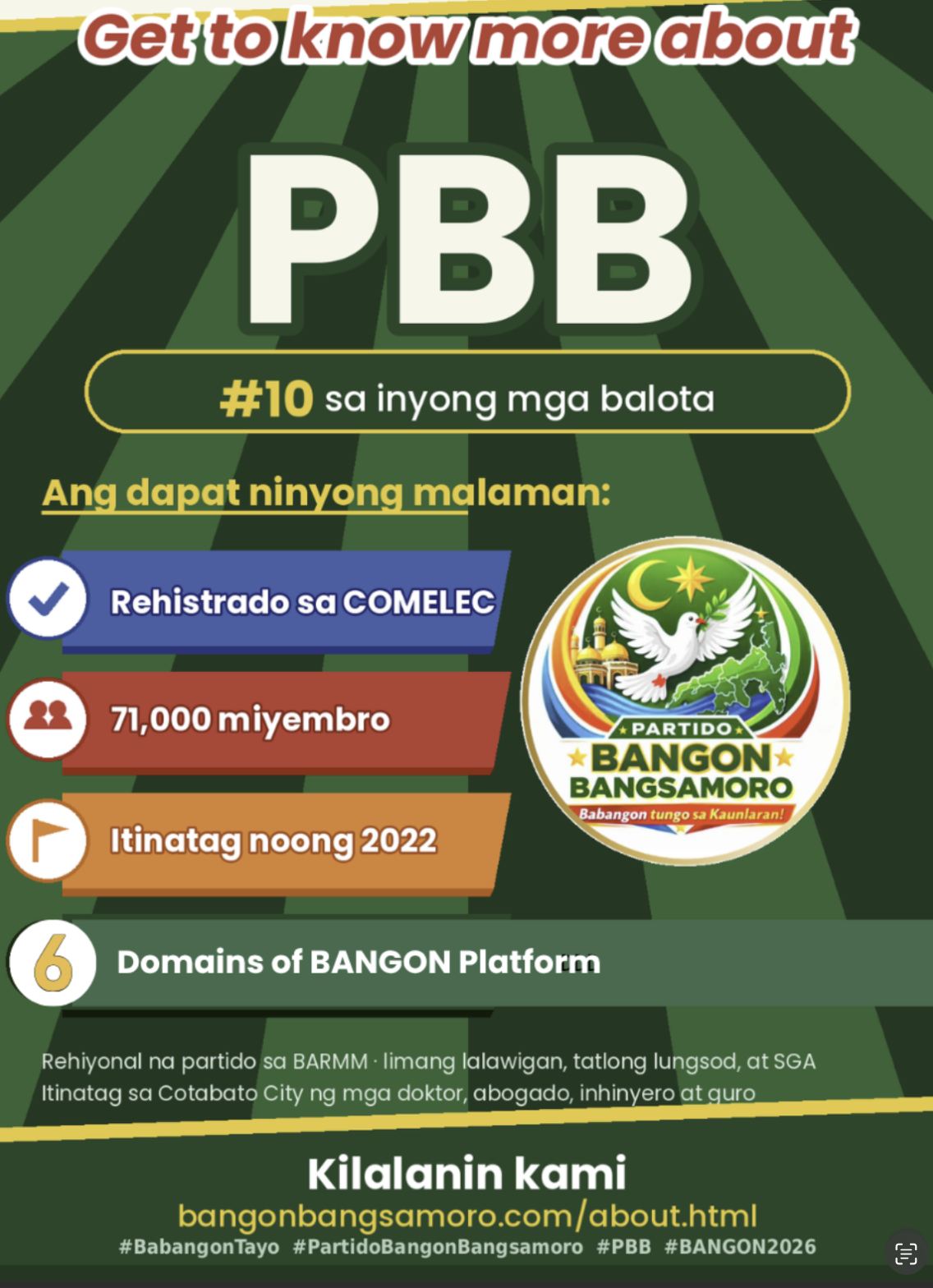 Pabalat ng "The PBB Political Playbook: Bridging the Bangsamoro to Economic Modernity", na nagpapakita ng tulay na ineengineer bilang simbolo ng paglipat mula sa kasalukuyan tungo sa modernong ekonomiya.
